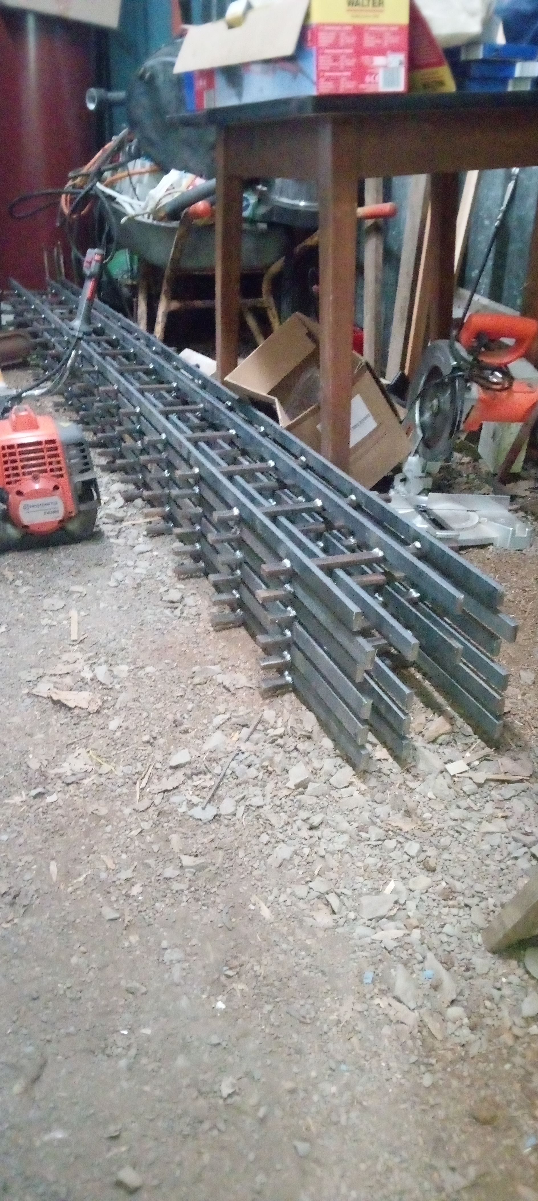 Gleisstapel gerader Gleise