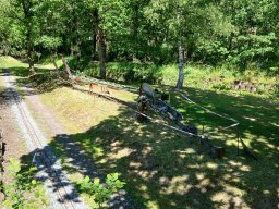 Die Gartenbahn auf der Halde