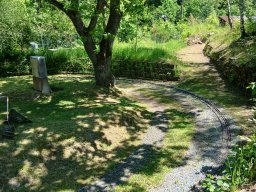 Die Gartenbahn auf der Halde