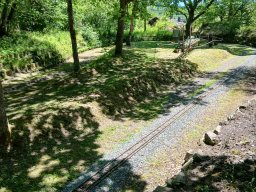 Die Gartenbahn auf der Halde