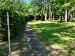 Die Gartenbahn auf der Halde