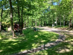 Die Gartenbahn auf der Halde