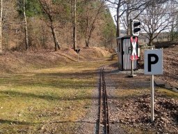 Streckenausschmückung Gartenbahn